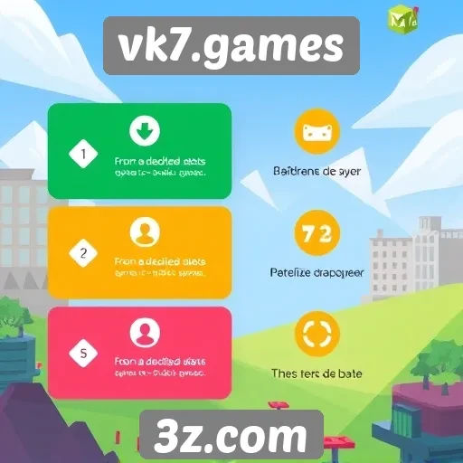 Análise das principais funcionalidades do site vk7.games